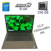 Ультрабук Б-клас Dell Latitude 3301 / 13.3" (1920x1080) IPS / Intel Core i7-8565U (4 (8) ядра по 1.8 - 4.6 GHz) / 8 GB DDR3 / 256 GB SSD / Intel UHD Graphics for 8th Generation / WebCam б/в