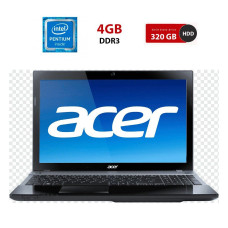 Ноутбук Б-клас Acer Aspire 5737Z / 15.6" (1366x768) TN / Intel Pentium T4200 (2 ядра по 2GHz) / 4 GB DDR3 / 320 GB HDD / GeForce 9400M, 256 MB GDDR2, 128-bit / WebCam б/в