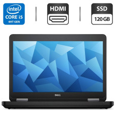 Ноутбук Б-клас Dell Latitude E5540 / 15.6" TN / Core i5-4310U (2(4) ядра по 2-3GHz) / 4GB DDR3 / 120GB SSD / HD Graphics 4400 / DVD-ROM / HDMI б/в