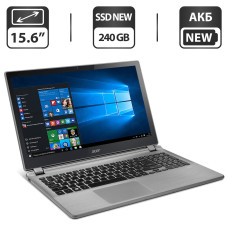 Ноутбук Acer Aspire V5-572P / 15.6" (1366x768) TN / Intel Core i5-3337U (2 (4) ядра по 1,8 - 2,7 GHz) / 8 GB DDR3 / 240 GB SSD NEW / Intel HD Graphics 4000 / WebCam / АКБ NEW / HDMI б/в