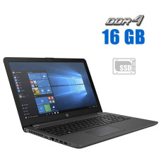 Ноутбук HP 250 G6 / 15.6" (1920x1080) TN / Intel Core i3-7100U (2 (4) ядра по 2.4 GHz) / 16 GB DDR4 / 480 GB SSD / Intel HD Graphics 620 / WebCam б/в