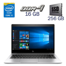 Ультрабук Б-клас HP EliteBook 840 G6 / 14" (1920х1080) IPS / Intel Core i5-8265U (4 (8) ядра по 1.6 - 3.9 GHz) / 16 GB DDR4 / 256 GB SSD / Intel UHD Graphics for 8th Generation / WebCam б/в