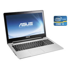 Ноутбук Asus VivoBook V550C / 15.6" TN Touch / Intel Core i5-3337U (2(4) ядра по 1.8-2.7 GHz) / 8GB DDR3 / 256GB SSD / HD Graphics 4000 / WebCam / Win 10 Pro б/в