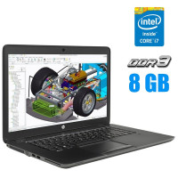 Мобільна робоча станція HP ZBook 15u G2 / 15.6" (1920x1080) TN / Intel Core i7-5500U (2 (4) ядра по 2.4 - 3.0 GHz) / 8 GB DDR3 / 256 GB SSD / AMD FirePro M4170, 1 GB DDR5, 128-bit / WebCam / Fingerprint б/в