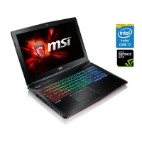 Ігровий ноутбук MSI GE62MVR 7RG Apache / 15.6" (1920x1080) IPS / Intel Core i7-7700HQ (4 (8) ядра по 2.8 - 3.8 GHz) / 16 GB DDR4 / 256 GB SSD M.2 + 1000 GB HDD / nVidia GeForce GTX 1070, 8 GB GDDR5, 256-bit / WebCam б/в