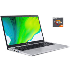 Ультрабук Acer Aspire 5 A515-45-R74Z / 15.6" (1920x1080) IPS / AMD Ryzen 5 5500U (6 (12) ядер по 2.1 - 4.0 GHz) / 8 GB DDR4 / 256 GB SSD / AMD Radeon Vega Graphics / WebCam / Win 11 Home б/в