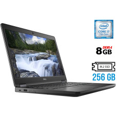 Ноутбук Dell Latitude 5580 / 15.6" TN / Intel Core i7-7600U (2(4) ядра по 2.8-3.9GHz) / 8GB DDR4 / 256GB SSD M.2 / HD Graphics 620 / WebCam / USB 3.1 / HDMI / Win 10 б/в
