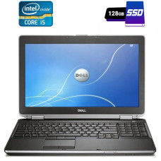 Ноутбук Б-клас Dell Latitude E6530 / 15.6" (1366x768) TN / Intel Core i5-3210M (2 (4) ядра по 2.5 - 3.1 GHz) / 4 GB DDR3 / 120 GB SSD / Intel HD Graphics 4000 / DVD-RW / HDMI б/в