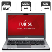 Ноутбук Б-клас Fujitsu LifeBook E734 / 13.3" (1366x768) TN / Intel Core i5-4310M (2 (4) ядра по 2.7 - 3.4 GHz) / 8 GB DDR3 / 128 GB SDD / Intel HD Graphics 4600 / WebCam / VGA б/в