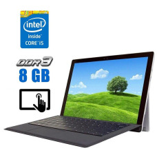 Ноутбук-трансформер Б-клас Microsoft Surface Pro 4 / 12.3" (2736x1824) IPS Touch / Intel Core i5-6300U (2 (4) ядра по 2.4 - 3.0 GHz) / 8 GB DDR3 / 256 GB SSD / Intel HD Graphics 520 / WebCam б/в