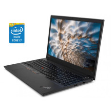 Ноутбук Lenovo ThinkPad E15 / 15.6" (1920x1080) IPS / Intel Core i7-10510U (4 (8) ядра по 1.8 - 4.9 GHz) / 16 GB DDR4 / 256 GB SSD / Intel UHD Graphics / WebCam / Win 10 Pro б/в