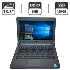 Ноутбук Dell Latitude 3340 / 13.3" (1366x768) TN / Intel Celeron 2957U (2 ядра по 1.4 GHz) / 8 GB DDR3 / 120 GB SSD / Intel HD Graphics / WebCam / HDMI б/в