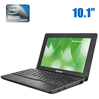 Нетбук Б-класс Lenovo S110/10.1"/ Atom N2800 2(4)ядр 1.86GHz/2GB DDR3/160GB HDD/GMA 3650/WebCam/АКБ не держит б/в