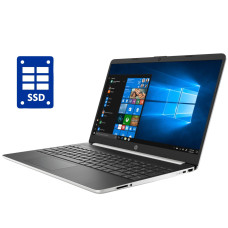 Ноутбук HP 15-dy1044nr / 15.6" (1366x768) TN Touch / Intel Core i3-1005G1 (2 (4) ядра по 1.2 - 3.4 GHz) / 8 GB DDR4 / 256 GB SSD / Intel UHD Graphics / WebCam / Win 10 Home б/в