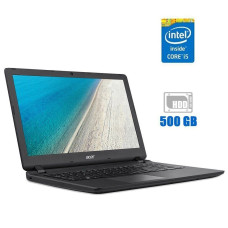 Ноутбук Acer Extensa EX2540 / 15.6" (1366x768) TN / Intel Core i5-7200U (2 (4) ядра по 2.5 - 3.1 GHz) / 8 GB DDR3 / 500 GB HDD / Intel HD Graphics 620 / WebCam б/в