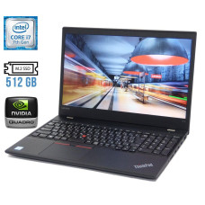 Ноутбук Lenovo ThinkPad P51s / 15.6" IPS / Core i7-7500U (2(4) ядра 2.7-3.5GHz) / 16GB DDR4 / 512GB SSD M.2 / Quadro M520, 2GB / WebCam б/в