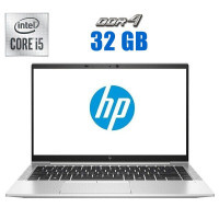 Ультрабук HP EliteBook 840 G7 / 14" (1920x1080) IPS / Intel Core i5-10210U (4 (8) ядра по 1.6 - 4.2 GHz) / 32 GB DDR4 / 480 GB SSD / Intel UHD Graphics / WebCam б/в
