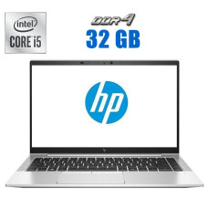 Ультрабук HP EliteBook 840 G7 / 14" (1920x1080) IPS / Intel Core i5-10210U (4 (8) ядра по 1.6 - 4.2 GHz) / 32 GB DDR4 / 480 GB SSD / Intel UHD Graphics / WebCam б/в