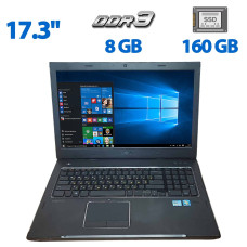 Ноутбук Б-клас Dell Vostro 3750 / 17.3" (1600x900) TN / Intel Core i3-2330M (2 (4) ядра по 2.2 GHz) / 8 GB DDR3 / 160 GB SSD / Intel HD Graphics 3000 / WebCam / VGA б/в