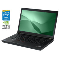 Мобільна робоча станція Lenovo ThinkPad P70 / 17.3" (1920x1080) IPS / Intel Core i7-6820HQ (4 (8) ядра по 2.7 - 3.6 GHz) / 16 GB DDR4 / 256 GB SSD + 500 GB HDD / nVidia Quadro M3000M, 4 GB GDDR5, 256-bit / WebCam / Win 10 Pro б/в