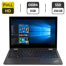 Ультрабук Б-клас Lenovo ThinkPad L390 / 13.3" (1920x1080) TN / Intel Core i5-8265U (4 (8) ядра по 1.6 - 3.9 GHz) / 8 GB DDR4 / 256 GB SSD / Intel UHD Graphics / WebCam / HDMI б/в