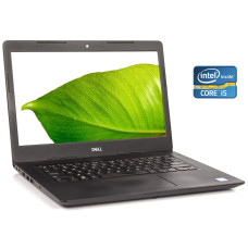 Ноутбук Dell Latitude 3490 / 14" (1920x1080) IPS / Intel Core i5-8250U (4 (8) ядра по 1.6 - 3.4 GHz) / 8 GB DDR4 / 240 GB SSD / Intel UHD Graphics 620 / WebCam / Win 10 Pro б/в