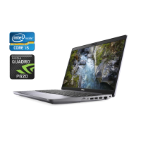 Мобільна робоча станція Б-клас Dell Precision 3551 / 15.6" (1920x1080) IPS / Intel Core i5-10300H (4 (8) ядра по 2.5 - 4.5 GHz) / 16 GB DDR4 / 512 GB SSD / nVidia Quadro P620, 4 GB GDDR5, 128-bit / WebCam / Windows 10 б/в