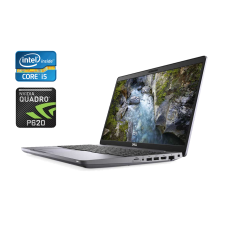 Мобільна робоча станція Б-клас Dell Precision 3551 / 15.6" (1920x1080) IPS / Intel Core i5-10300H (4 (8) ядра по 2.5 - 4.5 GHz) / 16 GB DDR4 / 512 GB SSD / nVidia Quadro P620, 4 GB GDDR5, 128-bit / WebCam / Windows 10 б/в