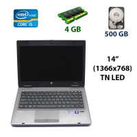 Ноутбук HP ProBook 6460b / 14" (1600x900) TN / Intel Core i5-2410M (2 (4) ядра по 2.3 - 2.9 GHz) / 4 GB DDR3 / 500 GB HDD / Intel HD Graphics 3000 б/в