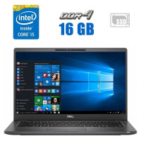 Ультрабук Dell Latitude 7400 / 14" (1920x1080) IPS / Intel Core i5-8250U (4 (8) ядра по 1.6 - 3.4 GHz) / 16 GB DDR4 / 256 GB SSD / Intel UHD Graphics 620 / WebCam / 4G б/в