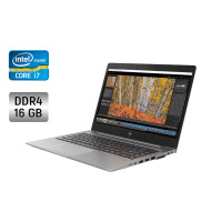 Ультрабук Б-клас HP Zbook 14u g5 / 14" (1920x1080) IPS Touch / Intel Core i7-8650U (4 (8) ядра по 1.9 - 4.2 GHz) / 16 GB DDR4 / 256 GB SSD / Intel UHD Graphics 620 / WebCam / Fingerprint б/в