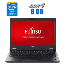 Ноутбук Fujitsu LifeBook E549 / 14" (1920x1080) IPS / Intel Core i7-8650U (4 (8) ядра по 1.9 - 4.2 GHz) / 8 GB DDR4 / 480 GB SSD / Intel UHD Graphics 620 / WebCam б/в