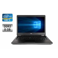 Ультрабук Dell Latitude E7240 / 12.5" (1366x768) TN / Intel Core i5-4310U (2 (4) ядра по 2.0 - 3.0 GHz) / 8 GB DDR3 / 256 GB SSD / Intel HD Graphics 4400 / WebCam / Windows 10 б/в
