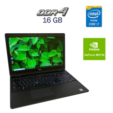 Ігровий ноутбук Dell Latitude 5591 / 15.6" (1920x1080) IPS Touch / Intel Core i7-8850H (6 (12) ядра по 2.6 - 4.3 GHz) / 16 GB DDR4 / 512 GB SSD / nVidia GeForce MX130, 2 GB GDDR5, 64-bit / WebCam б/в