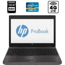 Ноутбук HP ProBook 6570b / 15.6" (1600x900) TN / Intel Core i5-3210M (2 (4) ядра по 2.5 - 3.1 GHz) / 8 GB DDR3 / 250 GB SSD / Intel HD Graphics 4000 / WebCam / DisplayPort / DVD-RW / 4G LTE б/в