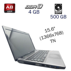 Ноутбук Lenovo IdeaPad Z585 / 15.6" TN / AMD A8-4500M (4 ядра по 1.9-2.8 GHz) / 4GB DDR3 / 500GB HDD / Radeon HD 7640 Graphics / WebCam б/в