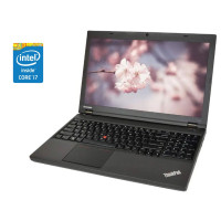 Ноутбук Lenovo ThinkPad T540p / 15.6" (1920x1080) IPS / Intel Core i7-4600U (2 (4) ядра по 2.1 - 3.3 GHz) / 8 GB DDR3 / 240 GB SSD / Intel HD Graphics 4400 / WebCam / Win 10 Pro б/в