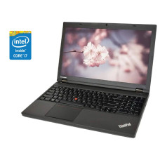 Ноутбук Lenovo ThinkPad T540p / 15.6" (1920x1080) IPS / Intel Core i7-4600U (2 (4) ядра по 2.1 - 3.3 GHz) / 8 GB DDR3 / 240 GB SSD / Intel HD Graphics 4400 / WebCam / Win 10 Pro б/в