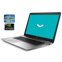Ігровий ноутбук HP ProBook 470 G4 / 17.3" (1600x900) TN / Intel Core i5-7200U (2 (4) ядра по 2.5 - 3.1 GHz) / 8 GB DDR4 / 128 GB SSD + 1000 GB HDD / nVidia GeForce 930MX, 2 GB DDR3, 64-bit / WebCam / DVD-ROM / Win 10 Pro б/в