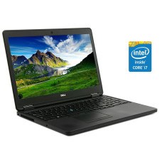 Ноутбук Dell Latitude E5550 / 15.6" (1366x768) TN / Intel Core i7-5600U (2 (4) ядра по 2.6 - 3.2 GHz) / 16 GB DDR3 / 240 GB SSD / Intel HD Graphics 5500 / WebCam / Win 10 Pro б/в