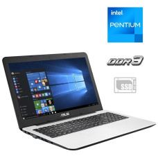 Ноутбук Б-клас Asus X555S / 15.6" (1366x768) TN / Intel Pentium N3700 (4 ядра по 1.6 - 2.4 GHz) / 4 GB DDR3 / 240 GB SSD / Intel HD Graphics / WebCam б/в
