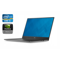 Мобільна робоча станція Dell Precision 5510 / 15.6" (1920x1080) IPS / Intel Core i5-6300U (2 (4) ядра по 2.4 - 3.0 GHz) / 8 GB DDR4 / 256 GB SSD / nVidia Quadro M1000M, 2 GB DDR3, 128-bit / WebCam б/в