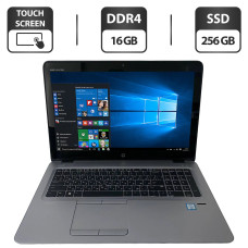 Ноутбук HP EliteBook 850 G3 / 15.6" (1920x1080) TN Touch / Intel Core i7-6600U (2 (4) ядра по 2.6 - 3.4 GHz) / 16 GB DDR4 / 256 GB SSD / Intel HD Graphics 520 / WebCam б/в
