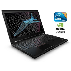 Мобільна робоча станція Б-клас Lenovo ThinkPad P51 / 15.6" (3840x2160) IPS / Intel Xeon E3-1505M v6 (4 (8) ядра по 3.0 - 4.0 GHz) / 32 GB DDR4 / 480 GB SSD / nVidia Quadro M2200, 4 GB GDDR5, 128-bit / WebCam / Win 10 Pro б/в