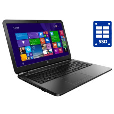 Ноутбук HP 250 G3 / 15.6" TN / Intel Celeron N2840 (2 ядра по 2.16-2.58 GHz) / 4GB DDR3 / 240GB SSD / HD Graphics / WebCam б/в