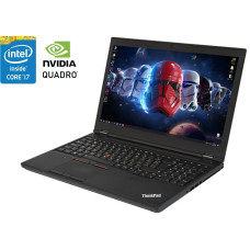 Роб. станція Lenovo ThinkPad P50 / 15.6" IPS / Core i7-6820HQ (4(8) ядра по 2.7-3.6GHz) / 16GB DDR4 / 512GB SSD / Quadro M1000M, 2GB/ WebCam /Win 10 Pro б/в