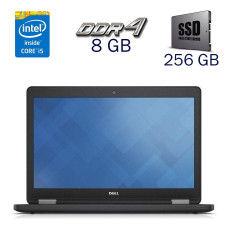 Ноутбук Dell Latitude E5570 / 15.6" TN / Intel Core i5-6300U (2(4) ядра по 2.4-3GHz) / 8 GB DDR4 / 256GB SSD / HD Graphics 520 / WebCam б/в