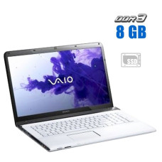 Ноутбук Sony Vaio SVE171G12M / 17.3" TN / Core i3-3110M (2(4) ядра по 2.4GHz) / 8GB DDR3 / 240GB SSD / HD Graphics 4000 / WebCam б/в