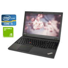 Ноутбук Lenovo ThinkPad T540p / 15.6" TN / Intel Core i5-4300M (2(4) ядра по 2.6-3.3GHz) / 8GB DDR3 / 512GB SSD / GeForce GT 730M, 1 GB DDR3, 64-bit / DVD-ROM / Win 10 Pro б/в
