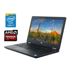 Ігровий ноутбук Б-клас Dell Latitude E5570 / 15.6" TN / Core i7-6600U (2(4) ядра по 2.6-3.4GHz) / 8GB DDR4 / 240GB SSD / AMD Radeon R7 M360, 2GB DDR3, 64bit / WebCam / Win 10 Pro б/в